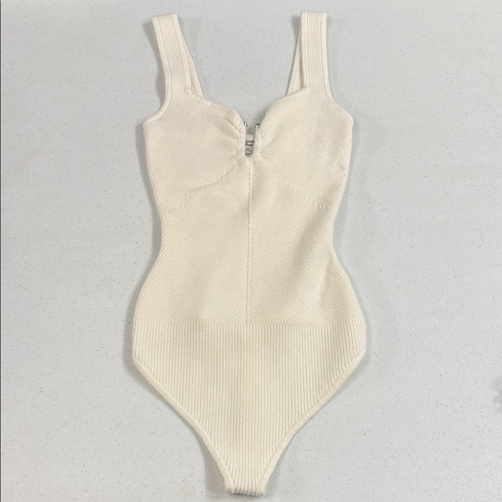 Abercrombie Cream Knit Bodysuit - Picture 2 of 7